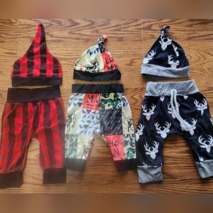Newborn pants and hats
